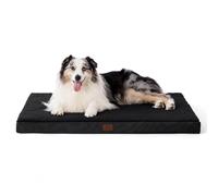 Bedsure Panier Chien Déhoussable Lavable Coussin, 104x74 cm Noir