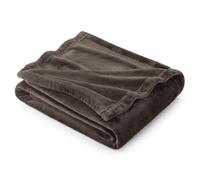 Bedsure Plaid Polaire Couverture Canapé - 130 x 150 cm, Marron