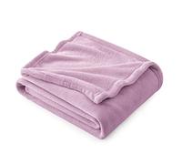 Bedsure Plaid Polaire Couverture Canapé - Douillette en Microfibre en Flanelle, Douce et Chaude, Jeté de Canapé Grande Taille, XL 150 x 200 cm, Lilla
