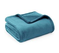 Bedsure Plaid Couverture Polaire Douillette - Plaid Polaire Douce et Chaude 150 x 200 cm, Couverture de Canapé XL, Grand Jeté de Canapé en Flanelle, Turquoise