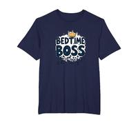Bedtime Boss : Freak in The Sheets Funny Sleepy Crown T-Shirt, Homme Grandes Tailles, Bleu Marine, 5X Tall