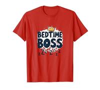 Bedtime Boss : Freak in The Sheets Funny Sleepy Crown T-Shirt, Homme, Rouge, M