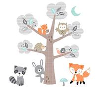 Bedtime Originals Woodland Friends Wall Decals, Multicolor