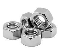 Beduan Lot de 50 écrous M6-1.0 18-8 (304) en acier inoxydable de qualité commerciale pour bateaux, quais et voitures