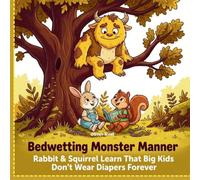 Bedwetting Monster Manner: Rabbit & Squirrel Learn That Big Kids Don’t Wear Diapers Forever: Potty Training & Toilet Independence for Children to Stop Peeing on the Body, Keep the Bed Dry & Stay Dry