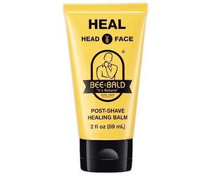 Bee Bald HEAL Baume de Guérison Post-Rasage - Apaise la Peau Endommagée, Traite les Boutons & les Brûlures de Rasoir, Convient à Tous les Types de Peau, Non Testé sur les Animaux - 59ml