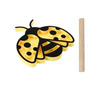 Bee Be etle Ins ect Waterer, Station d'eau d'abeille, Fournitures d'abeilles Pollinisation, bâton en Bois, D-Surable, léger et Portable pour Bath Bird Outdoors Balcony Decor Lawn