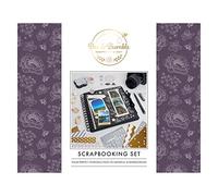 Bee & Bumble Ensemble de scrapbooking noir, excellent album photo, journal à puces, carnet, décoration de chambre, etc. Idéal pour les idées et le stockage de souvenirs, faites des décorations avec