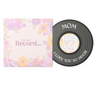 Bee! Carte d'anniversaire pour maman | Carte inspirée du vinyle « For the Record » | Carte de fête des mères de la part d'une fille ou d'un fils | Association parfaite avec la Saint-Valentin, un