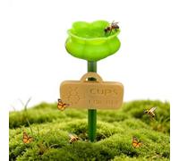 Bee Cup for Garden Flower Shape Pollinator with Ground Insert