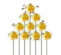 Bee Drinking Cups for Garden - 10-Piece Ceramic Pollination Station | Insec
