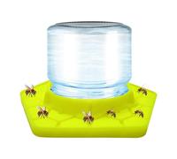 Bee Feeder | Hexagonal Shape Jar Pollinators Drinking | Bee Hydration Station | for Outdoor Garden Backyard Lawn Park Farm