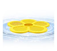 Bee Floating Island Raft - Water Resting Pad for Garden Pond | Natural Cork Inspired with Landing Stones, Pollinator Hydration Float Dock for Outdoor Water Features System