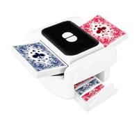 Mélangeur de cartes rechargeable automatique à faible bruit, rechargeable, portable Mélangeur de cartes 1-2 jeux pour Poker, UNO, Blackjack, Skip-Bo, Phase 10