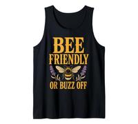 Bee Friendly Or Buzz Off Save The Bees Beekeeper Flower Débardeur