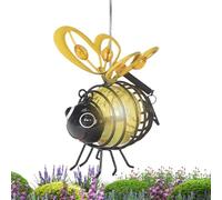 Bee Garden Lights, Yellow Solar Led Decor, Outdoor Light with Automatic Sensor Feature, Metal Lighting Decor for Fence Lawn Patio Balcony and Porch Areas, Solar Lamp, for Backyard Trees Window