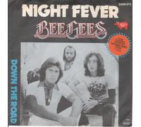 Bee Gees - Bee Gees Night Fever Spanish 45 7" single Spain +Down The Road (Live)