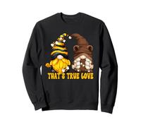Bee GNOME True Love Graphic for Mom Funny Honey and Bear Sweatshirt