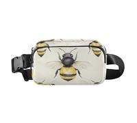 Bee Happy Good Luck Sac à bandoulière élégant pour homme et femme Résistant à l'eau Accessoire de voyage avec sangle réglable pour voyage, gym, travail, Bee Happy Good Luck, taille unique, Bee Happy