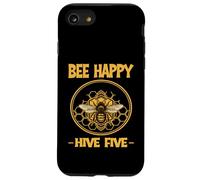 Bee Happy Hive : 5 producteurs de Miel Amusants sauvent Les Abeilles Coque pour iPhone SE (2020) / 7/8