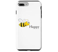 Bee Happy Honey Bee Mignonne Coque pour iPhone 7 Plus/8 Plus