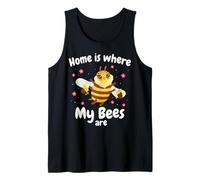 Bee Home est l'endroit où Mes Abeilles sont apicultrices Débardeur