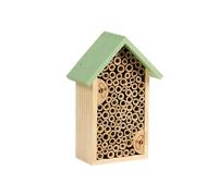 Bee Hotel, FSC1 Construction en bois et bambou 22 x 15 x 8 cm