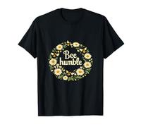 Bee Humble Daisy and Honeybee Couronne de Bois T-Shirt