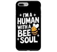 Bee Je suis Un Humain avec Une âme d'abeille Coque pour iPhone 7 Plus/8 Plus