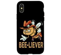 Bee-liever Apiculture Abeille Église Coque pour iPhone X/XS