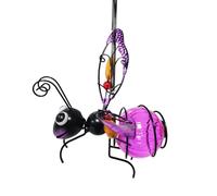 Bee Lights Lampes de jardin décoratives à énergie solaire | Lanterne avec ressorts rebondissants pour extérieur, balcon, porche, terrasse, arrière-cour étanche