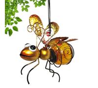 Bee Lights Outdoor Solar Powered - Lampes solaires décoratives de jardin - Lanterne LED avec ressorts rebondissants pour jardin, balcon, porche, cour, patio, maison, allée