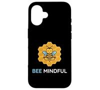 Bee Mindfulness Mindfulness Mood Meditation Zen Awareness Yogi Coque pour iPhone 16