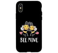 Bee Mine Love l'amour des Petites Abeilles Coque pour iPhone X/XS
