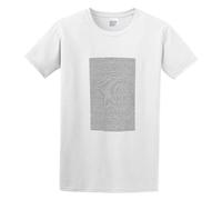 Bee Movie Script Men's T-Shirt Unisex White Cotton Print Tee Shirts S