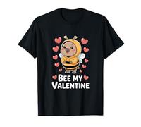 Bee My Valentine Adorable Abeille Cœur Amour T-Shirt