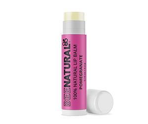 Bee Natural - Baume à lèvres hydratant 100% naturel, saveur grenade, 4,2 g