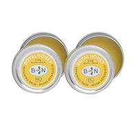 Bee Nature - Baume Réparateur Hydratant Miel Bio - Apaise l'eczéma, les Éruptions Cutanées, la Peau Sèche - 99.9% Naturelle - Lèvres Visage Corps - Après Soleil - 2 Pièces(2 * 10g)