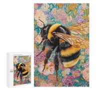 Bee on Flower Field Puzzle 1000 Pièces Educa Jouet en Bois Cadeau Unique Décoration Intérieure Jeu Éducatif Challenge Toy Adultes Et Enfants À Partir De 14 Ans 1000 PCS
