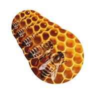 Bee On Honeycomb Lot de 4 cartes désodorisantes de voiture personnalisées pour homme et femme - Tablettes d'aromathérapie - Cartes parfumées à suspendre pour armoire de salle de bain