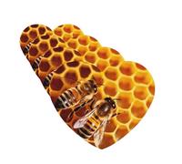 Bee On Honeycomb Lot de 4 cartes désodorisantes de voiture personnalisées pour homme et femme - Tablettes d'aromathérapie - Cartes parfumées à suspendre pour armoire de salle de bain