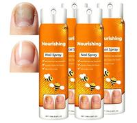 Bee Propolis Spray de réparation des ongles, Spray d'essence de réparation des ongles, Sérum de croissance fortifiant revitalisant pour les ongles fragiles et endommagés (4 pièces)