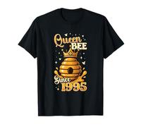 Bee Queen Bee Since 1995 Anniversaire sur Le thème des Abeilles 30e Anniversaire T-Shirt