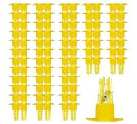 Bee Queen Cage d'élevage, Honey Bee Queen Catcher | Supplies d'élevage de reine des abeilles 100x - Outils de garde de garde de ruche à mouche d'élevage Couverture protectrice efficace pour le jardina