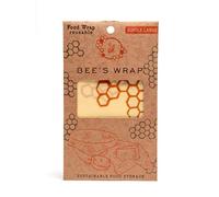 Bee’s Wrap Emballage alimentaire en cire d'abeille, grand, 33 x 35 cm, Beige