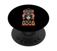 Bee The Good - Graphique de Vision psychédélique PopSockets PopGrip Adhésif