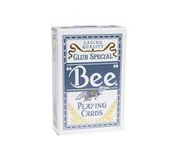 Bee "Titanium" - Jeu De 55 Cartes Toilées Plastifiées - Format Poker - 2 Index Standards - Theory 11