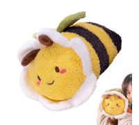 Bee Toy Stuffed Animal - 30 x 8 cm/11,81 x 3.15 Inches Soft Stuffed Animal Pillow Doll | Bee Plush Character - For Nursery Bed Crib Sofa Bookshelf Display Cars Table School Offices Cafes Bookstores