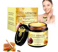 Bee Venom Creme Venin d'Abeilles, 60G Venin d'Abeille Crème Réparatrice Peau - Soin Régénérant & Anti-Rides Intense, Répare et Apaise la Peau du Visage et du Corps, Formule Naturelle