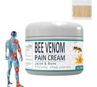 Bee Venom Pain and Bone Healing Cream - Ultra Strength Pain Relie, Bee Venom Cream for Arthritis, Bone And Joint Pain Relief Cream, Bee Venom Pain Relief Cream for Back,Neck,Hands,Feet (1PCS)